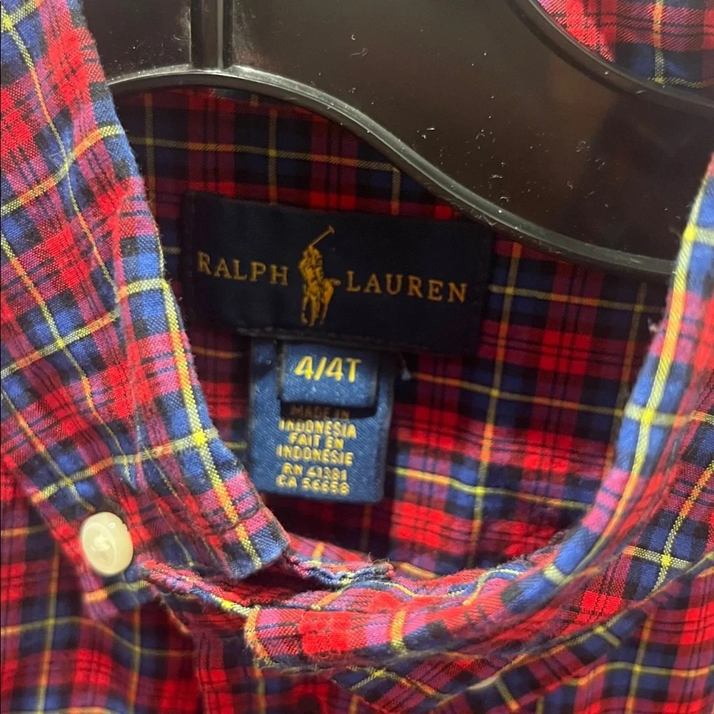 2 Ralph Lauren Plaid Shirts